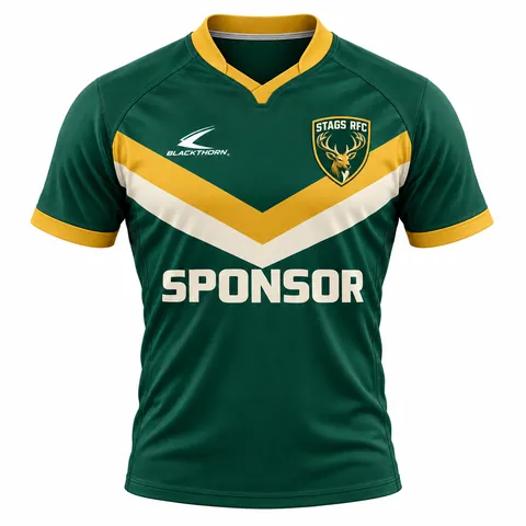 Stag Chevron Rugby League Jersey — custom teamwear by Blackthorn World