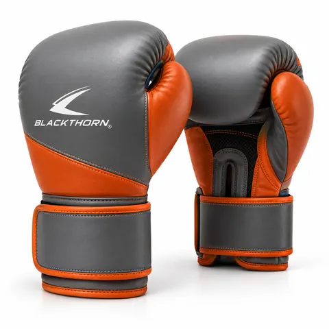 Stone Orange Gym Sparring Gloves — Boxing gloves by Blackthorn World
