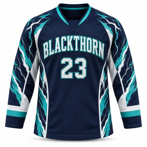 Sublimated Lace-Less Ice Hockey Jersey — custom teamwear by Blackthorn World