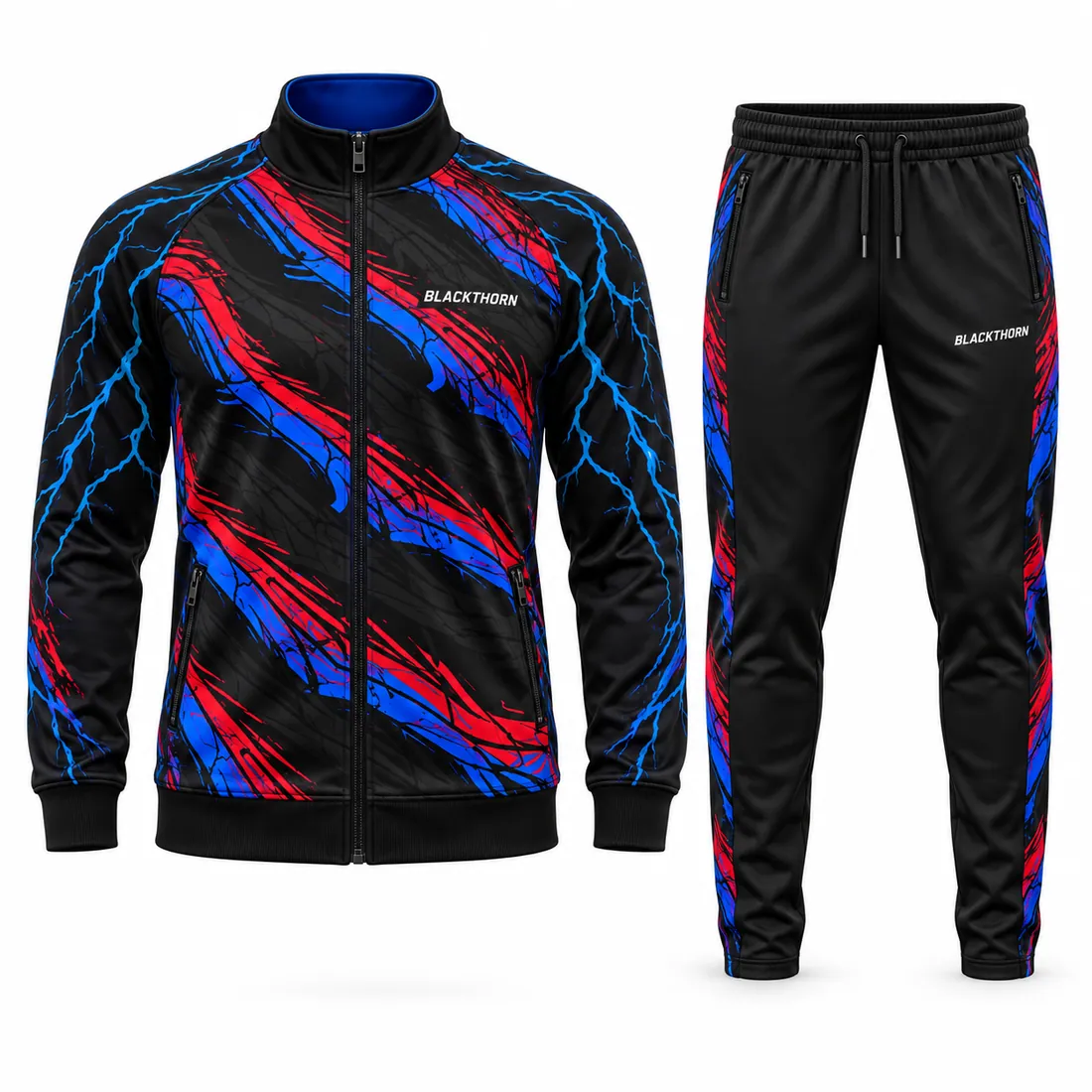Lightning Sublimated Tracksuit — custom teamwear made to order by Blackthorn World