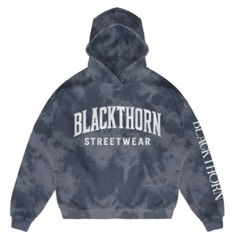 Sun-Faded Tie-Dye Hoodie — custom streetwear by Blackthorn World