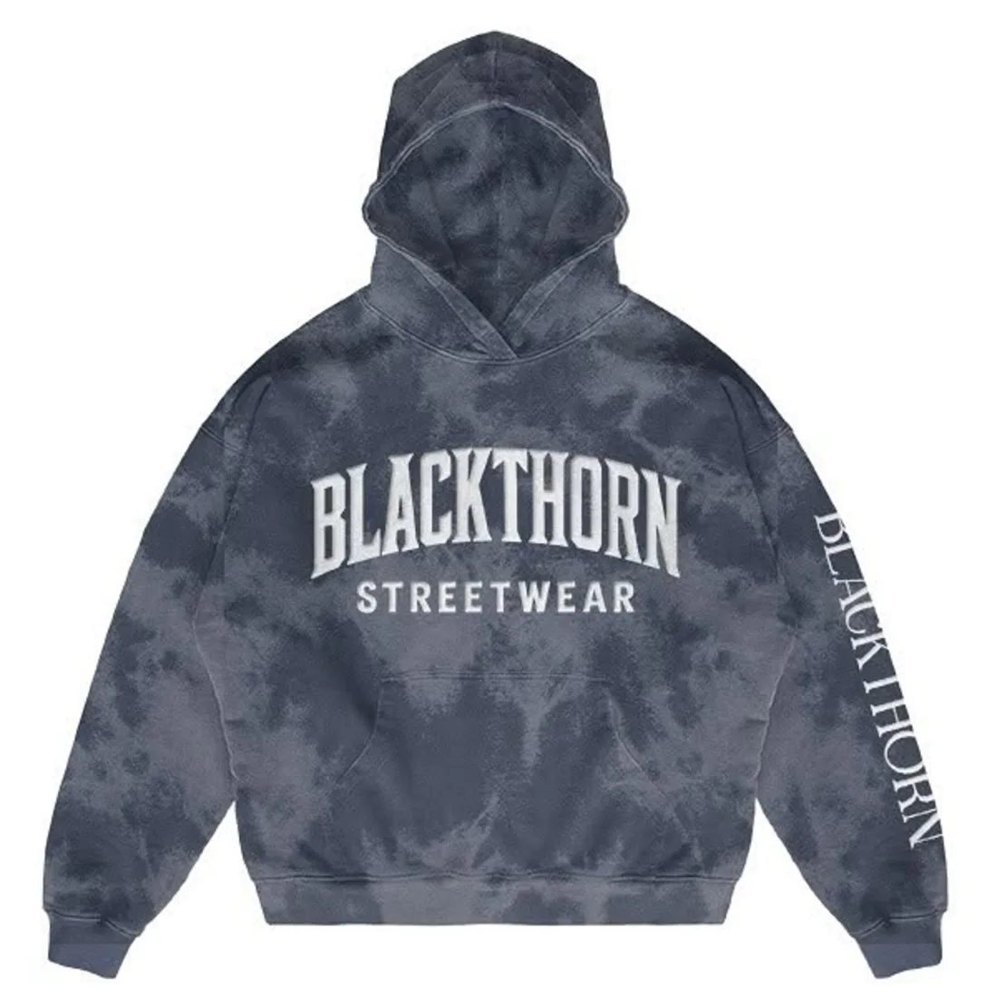 Sun-Faded Tie-Dye Hoodie — custom streetwear made to order by Blackthorn World
