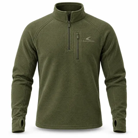Tactical Grid Fleece Quarter-Zip — custom hunting & tactical by Blackthorn World