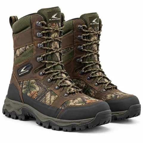 Tall Camo Insulated Hunting Boots — Hunting & tactical boots by Blackthorn World