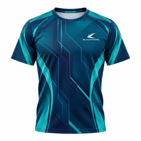 Teal Circuit Pickleball Jersey — Teamwear · Pickleball wear by Blackthorn World
