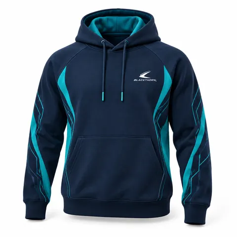 Teal Circuit Fight Team Hoodie — Fightwear · Fight team & wrestling wear by Blackthorn World