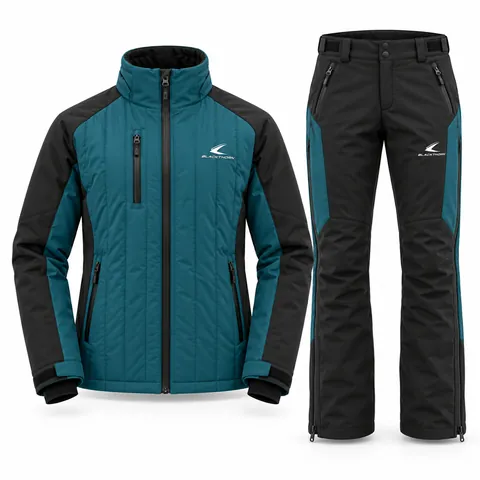 Teal Hybrid Ski Team Set — custom ski wear by Blackthorn World