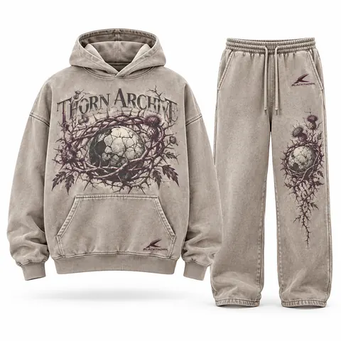 Thorn Archive Stone Pullover Sweatsuit — Tracksuits & sweatsuits by Blackthorn World