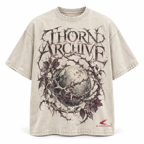 Thorn Archive Vintage Bone Graphic Tee — Graphic T-shirts by Blackthorn World