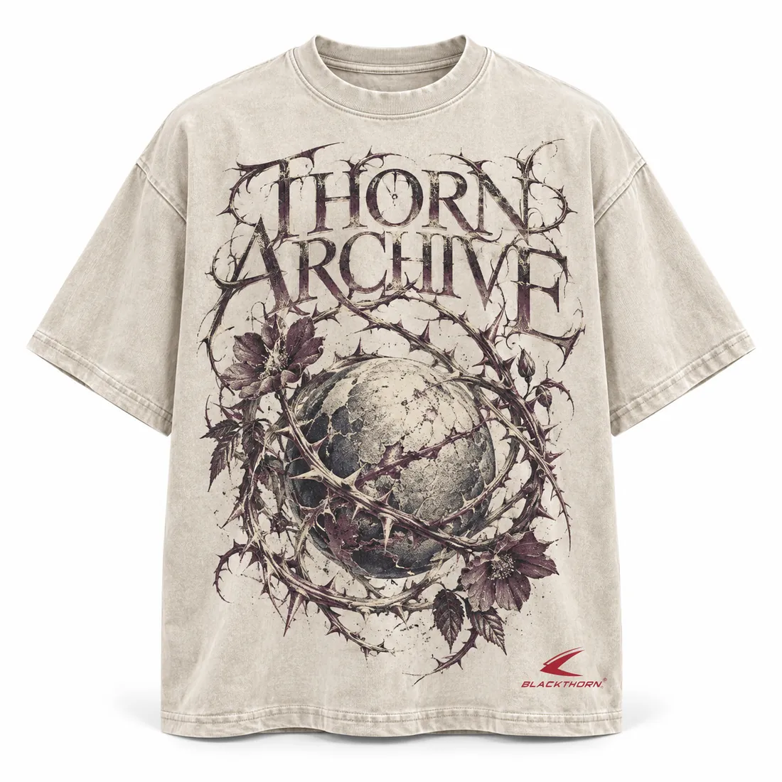Thorn Archive Vintage Bone Graphic Tee — graphic t-shirts by Blackthorn World