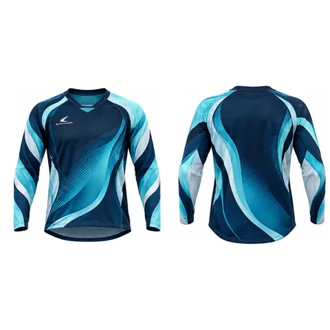 Tidal Sublimated MX Racing Jersey — front and back