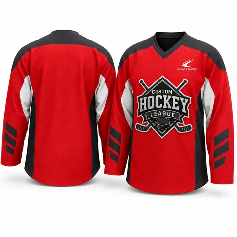 Topo Pattern Sublimated Ice Hockey Jersey — custom teamwear by Blackthorn World