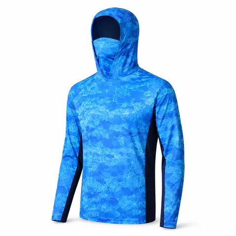 UPF Fishing Hoodie with Face Mask — custom hunting & outdoor by Blackthorn World