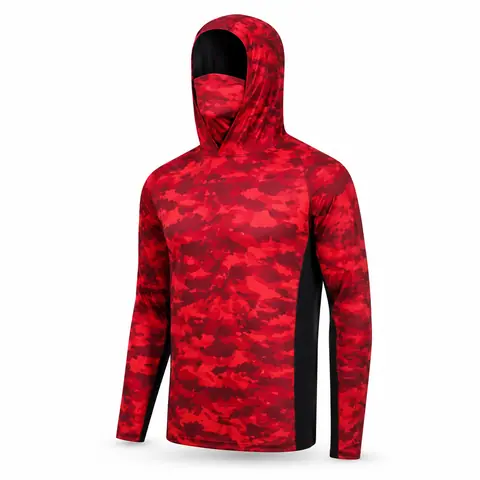UPF Fishing Hoodie with Face Mask — view 3