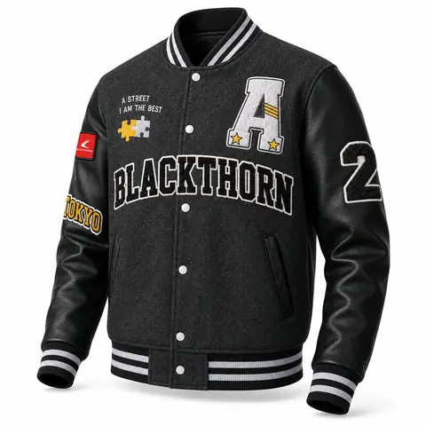 Custom Varsity Letterman Jacket — view 2