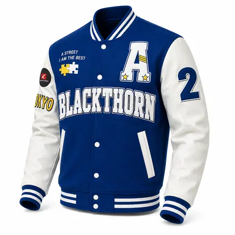 Custom Varsity Letterman Jacket — view 3
