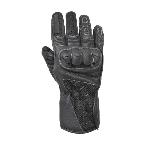 Vented Leather Summer Motorcycle Gloves — custom gloves by Blackthorn World