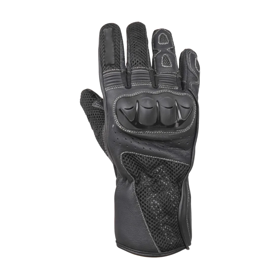 Vented Leather Summer Motorcycle Gloves — custom gloves made to order by Blackthorn World