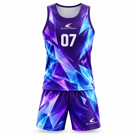Violet Prism Beach Volleyball Set