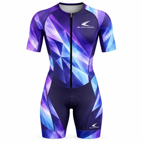 Violet Prism Triathlon Suit — Teamwear · Cycling kits by Blackthorn World