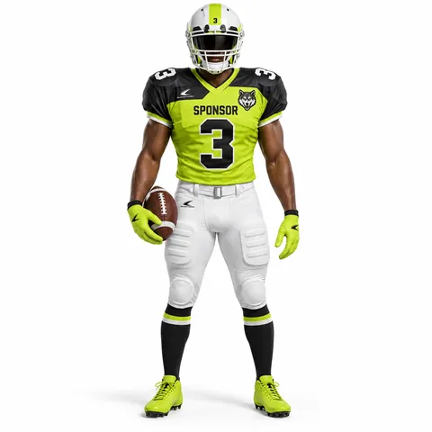 Volt Strike American Football Uniform — custom teamwear by Blackthorn World