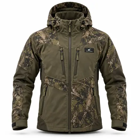 Waterproof Camo Hunting Jacket — custom waterproof camo hunting jacket by Blackthorn World