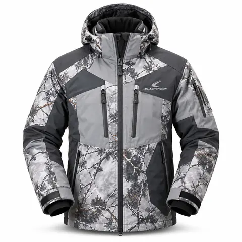 Waterproof Camo Hunting Jacket — snow camo