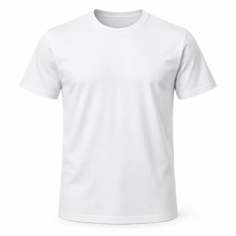 White Blank Crew-Neck T-Shirt — wholesale blank t-shirts by Blackthorn World