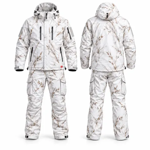 Winter Reed Snow Camo Suit — Hunting & Tactical · Hunting jackets & suits by Blackthorn World