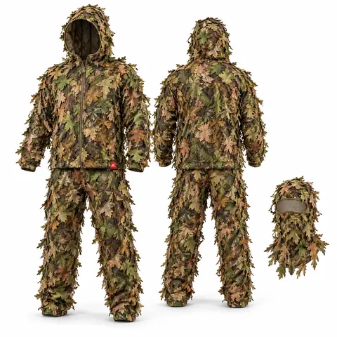 Woodland Mix 3D Leafy Suit — Hunting & Tactical · Ghillie suits & camouflage by Blackthorn World
