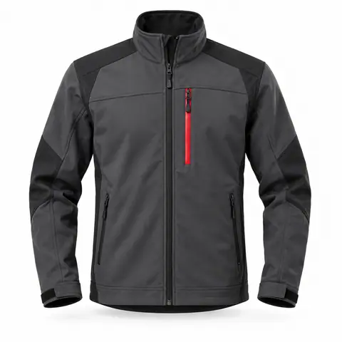 Contrast Panel Work Softshell Jacket — custom workwear by Blackthorn World
