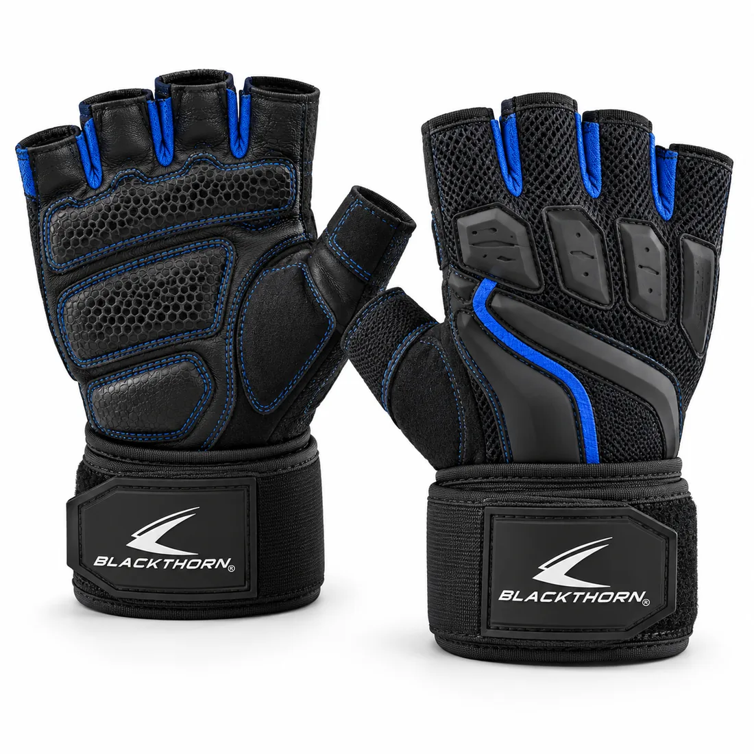 Lifting Gloves with Wrist Wraps — custom gym gloves & lifting accessories by Blackthorn World