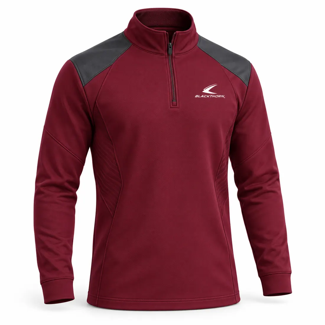 School half-zip top — view 2