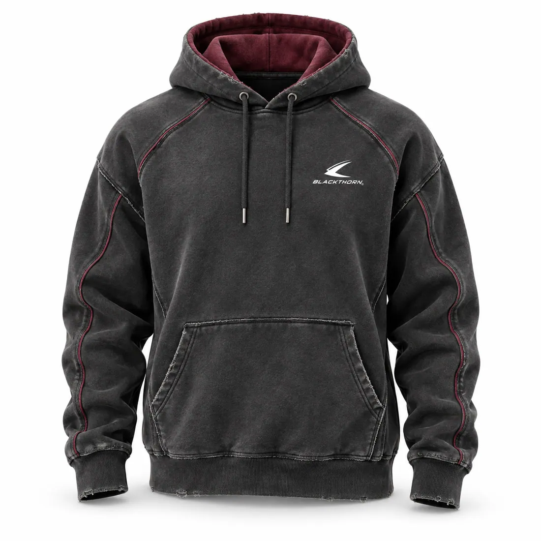 Distress hoodies — custom streetwear made to order by Blackthorn World